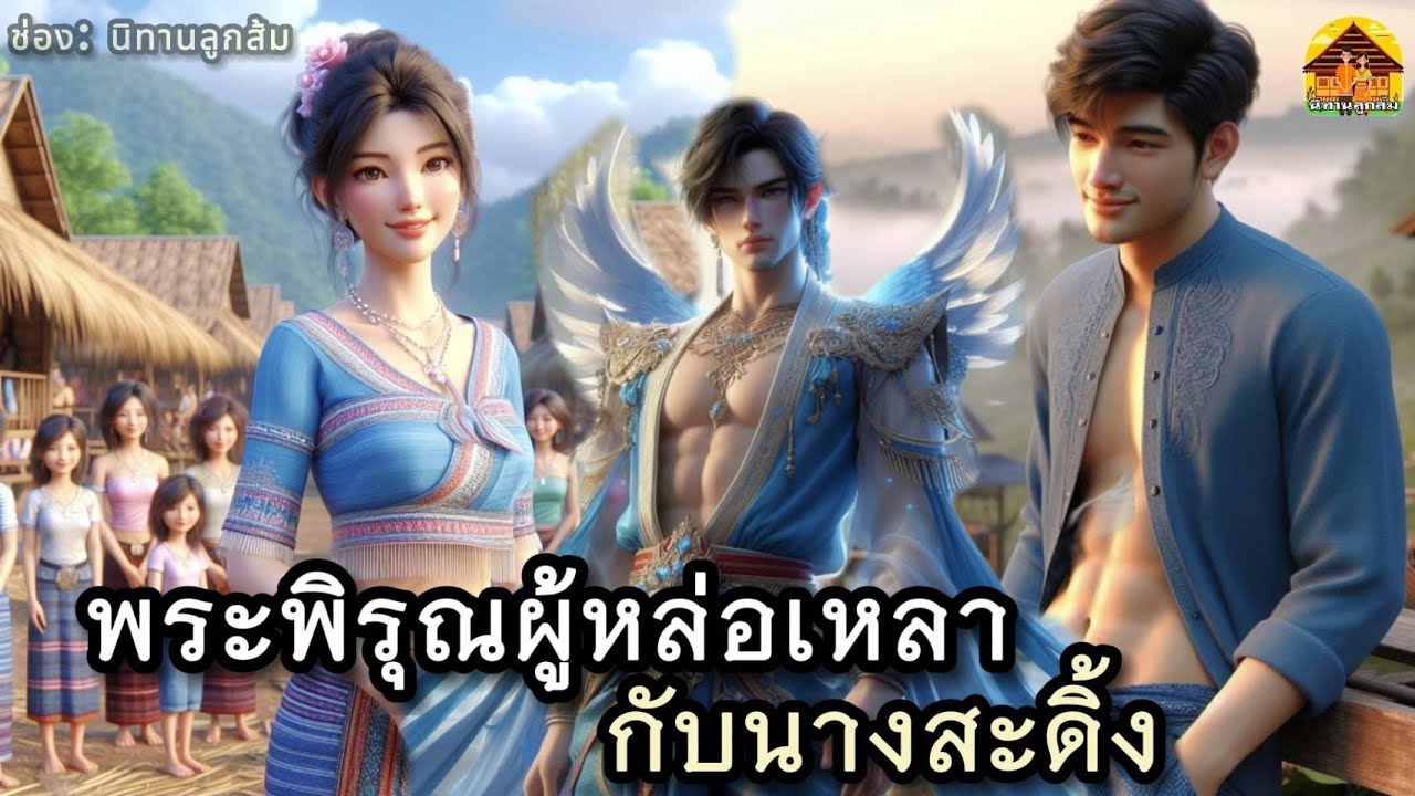 พระพิรุณผู้หล่อเหลากับนางสะดิ้ง |เรื่องเล่าสอนใจ นิทานก่อนนอน| @นิทาน​ลูกส้ม