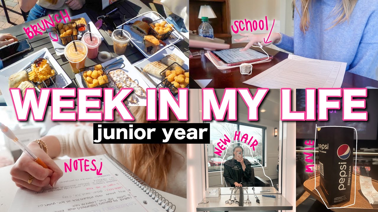 BUSY WEEK IN MY LIFE as a junior in high school...