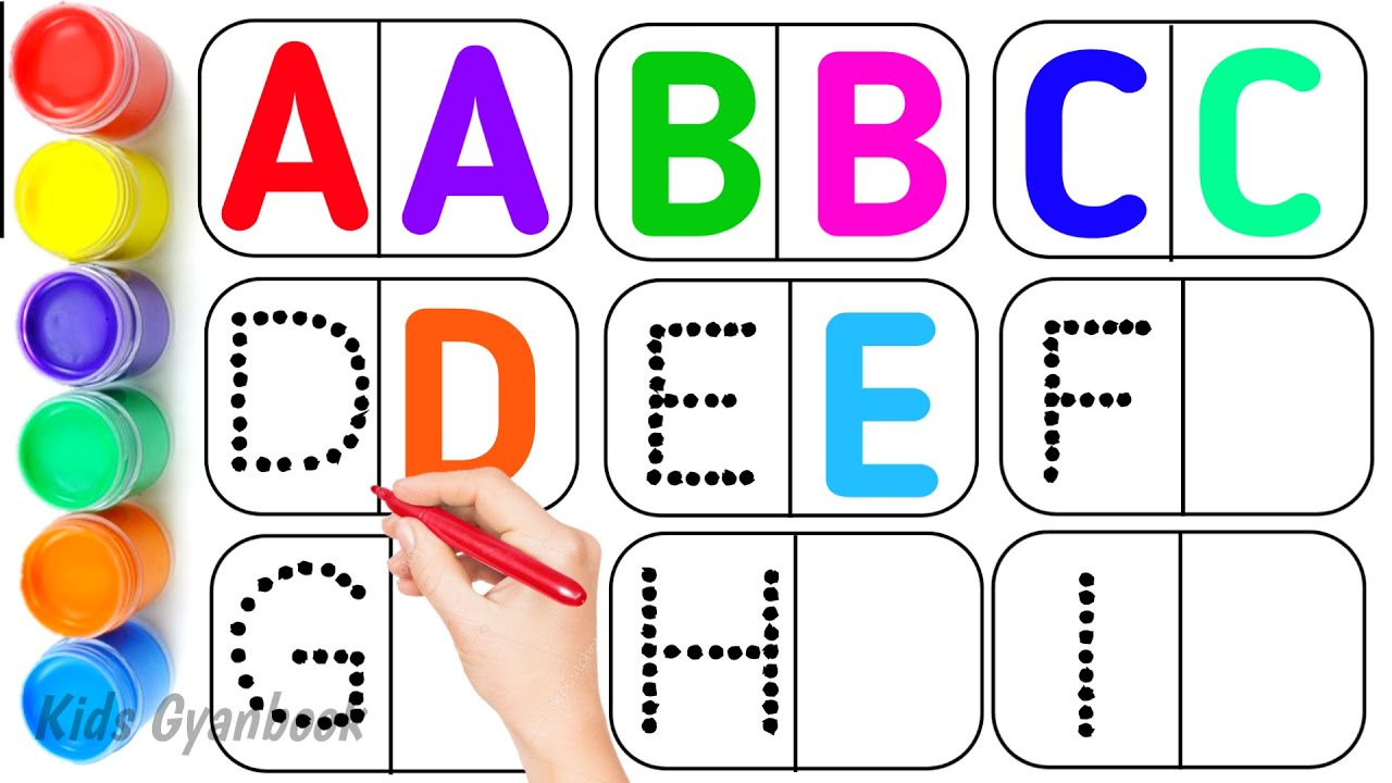 A for Apple 🍎 ABC Phonics Song | Kids ABCD Learning 🌈Easy ABCD For Kids | Kids Gyanbook