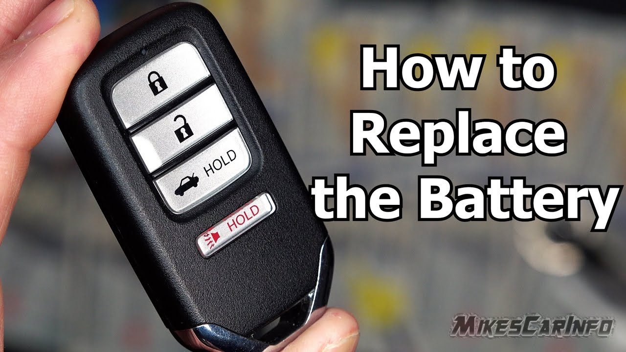 Honda Key Fob: How to Replace the Battery