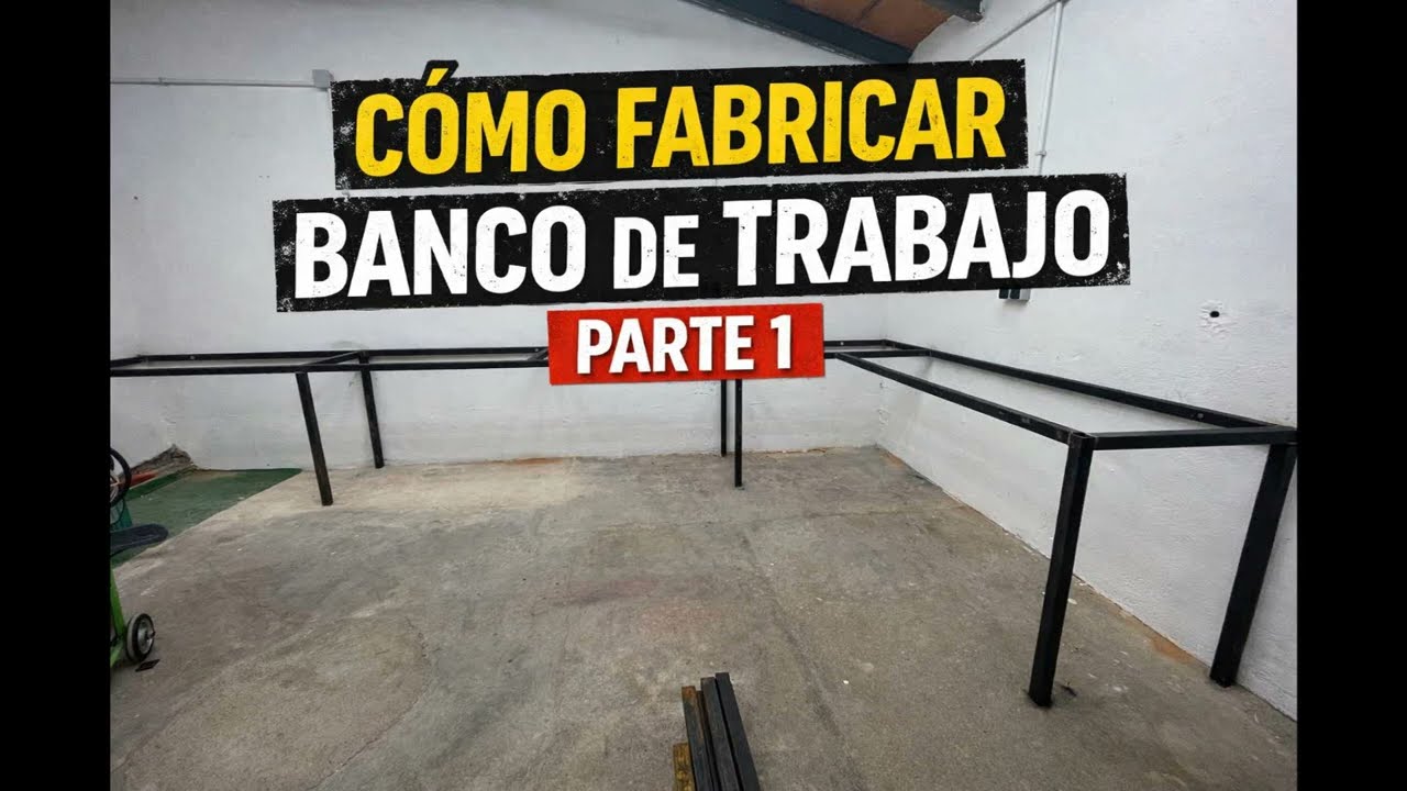 COMO HACER UN BANCO DE TRABAJO FACIL Y SENCILLO