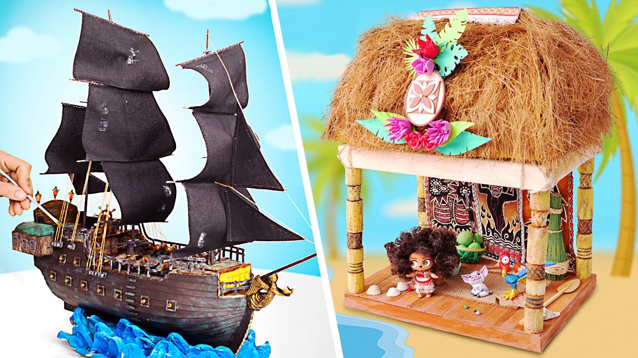 🏖️ Почувствуй морской бриз! ⚓ Построй кукольный дом, пиратский корабль и лайтбокс 🌊