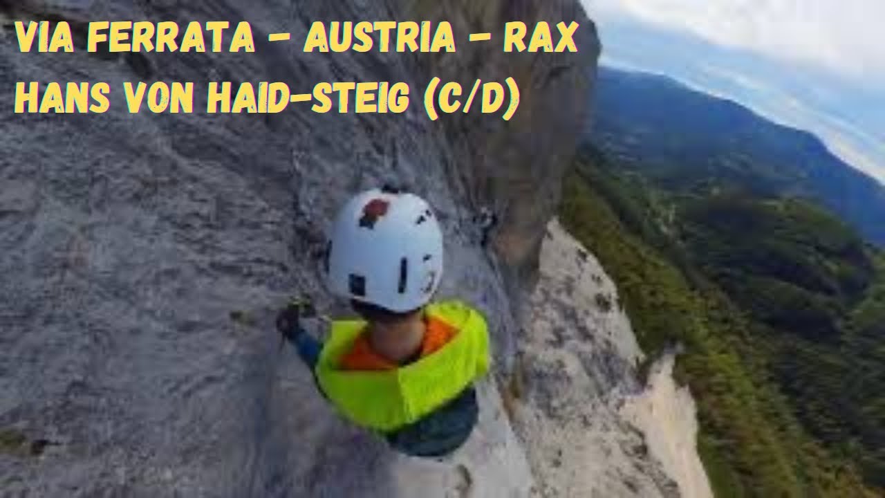 Rax - Hans von Haid Steig (C/D) ganz durchgegRAXelt I 10_2023 I Via Ferrata I Austria I Insta360