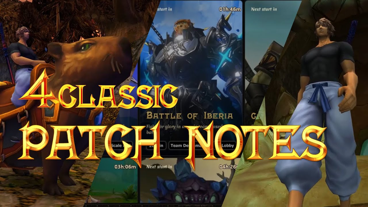New Game Mode and Framework, Costumes and Mounts | 4Classic 4Story Patch Notes