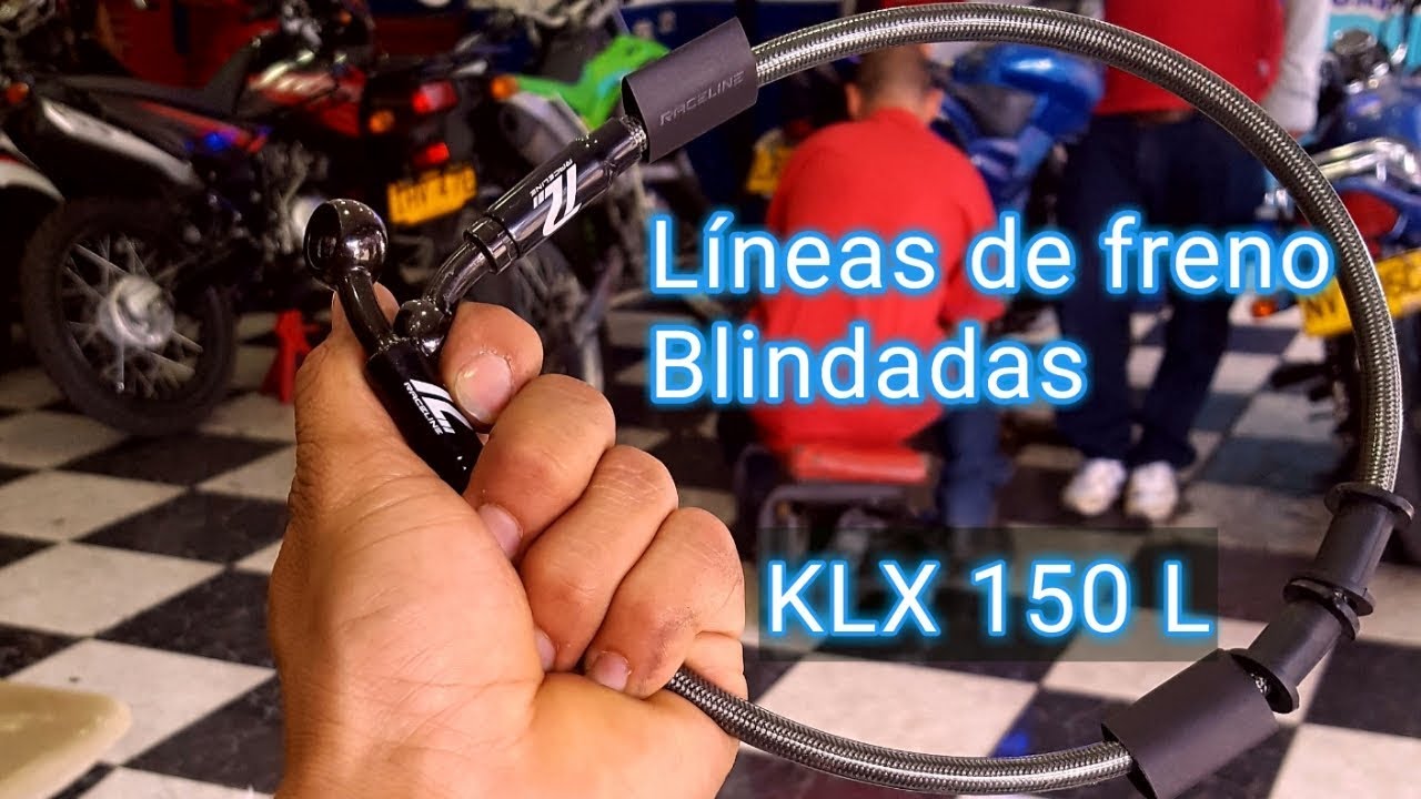 #passion2wheels | LINEAS DE FRENO BLINDADAS EN MI KLX 150!