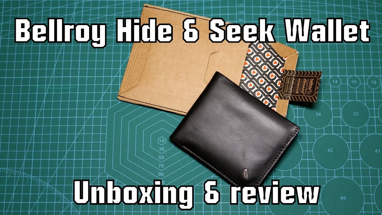 Best wallet under 100$ - Bellroy Hide & Seek Wallet - Unboxing & review