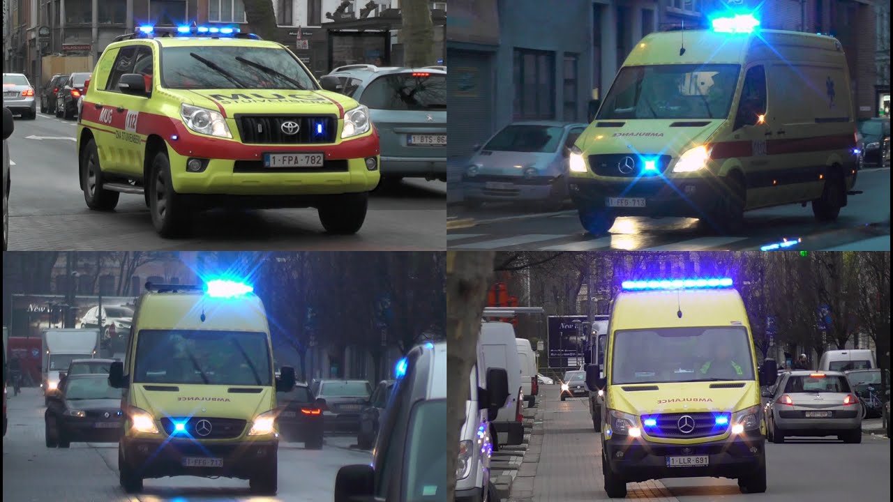 Vele Ambulances en MUG-Voertuig met spoed in Antwerpen Centrum! #373