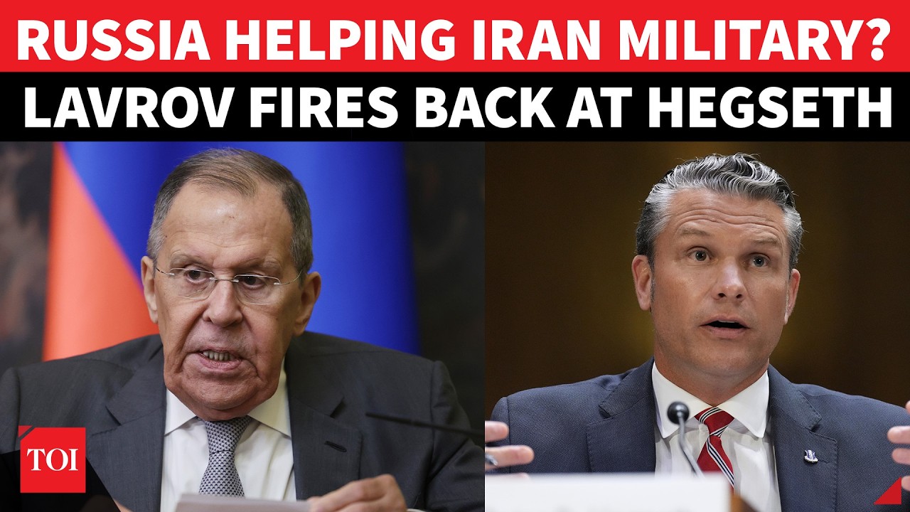 UNMISSABLE: Lavrov's Savage Iran Attack On Hegseth; 'You Send Weapons To Ukraine, And Then...'