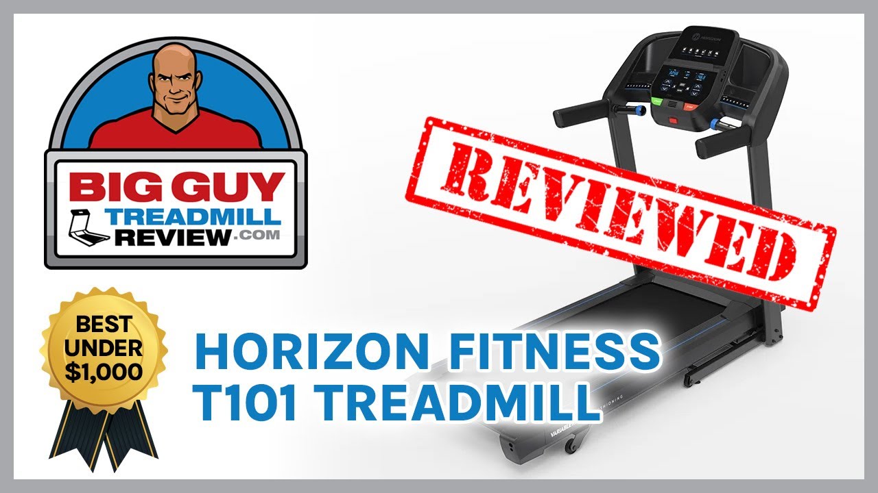 Horizon T101 Treadmill Product Review by BigGuyTreadmillReview.com