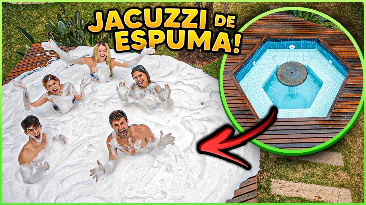 ENCHI A JACUZZI DE ESPUMA E DEU MUITO RUIM!! ( JACUZZI DE SABÃO ) [ REZENDE EVIL ]
