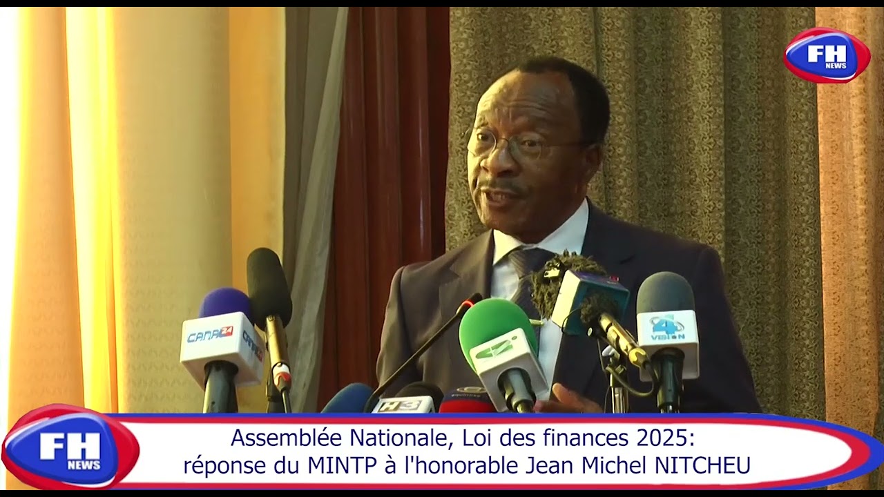 Assembl&eacute;e Nationale Loi des finances 2025: R&eacute;ponse du MINTP &agrave; l'hon jean Michel NITCHEU