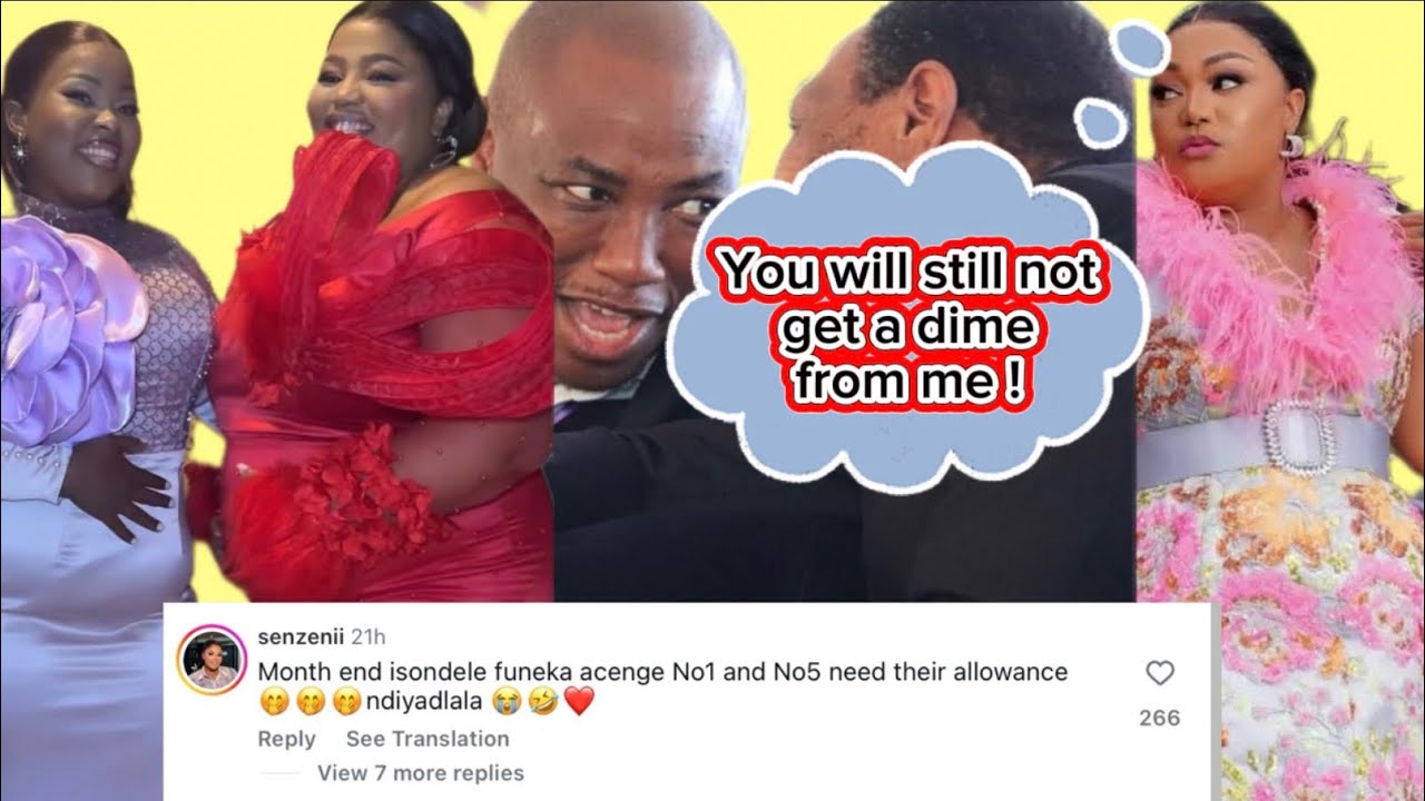 Musa Mseleku officially wishes MaKhumalo a birthday, oh he needs MaCele & Makhwela’s allowance 🥺😭😭😭