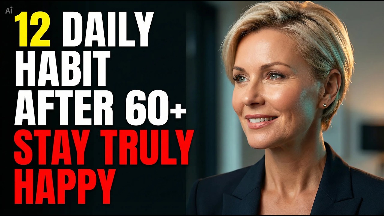 12 Daily Habits of Truly Happy Women Over 60