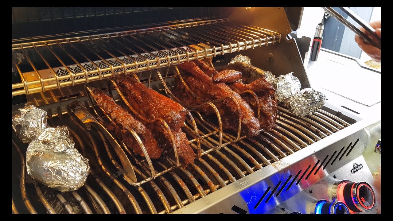 Spareribs vom Aldi 4 Stunden zartgaren mit Glasierung
