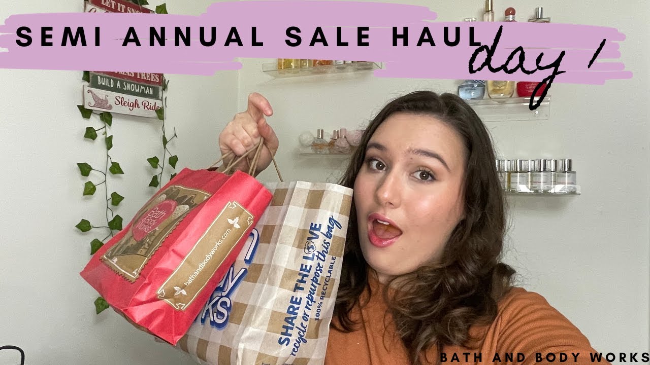 SEMI ANNUAL SALE HAUL Day 1 || Bath and Body Works SAS Winter 2023-24