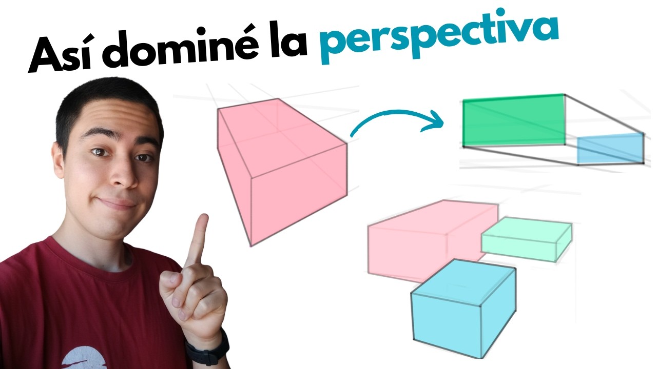 Bases de la perspectiva de 2 puntos para dibujar (paso a paso) | #3