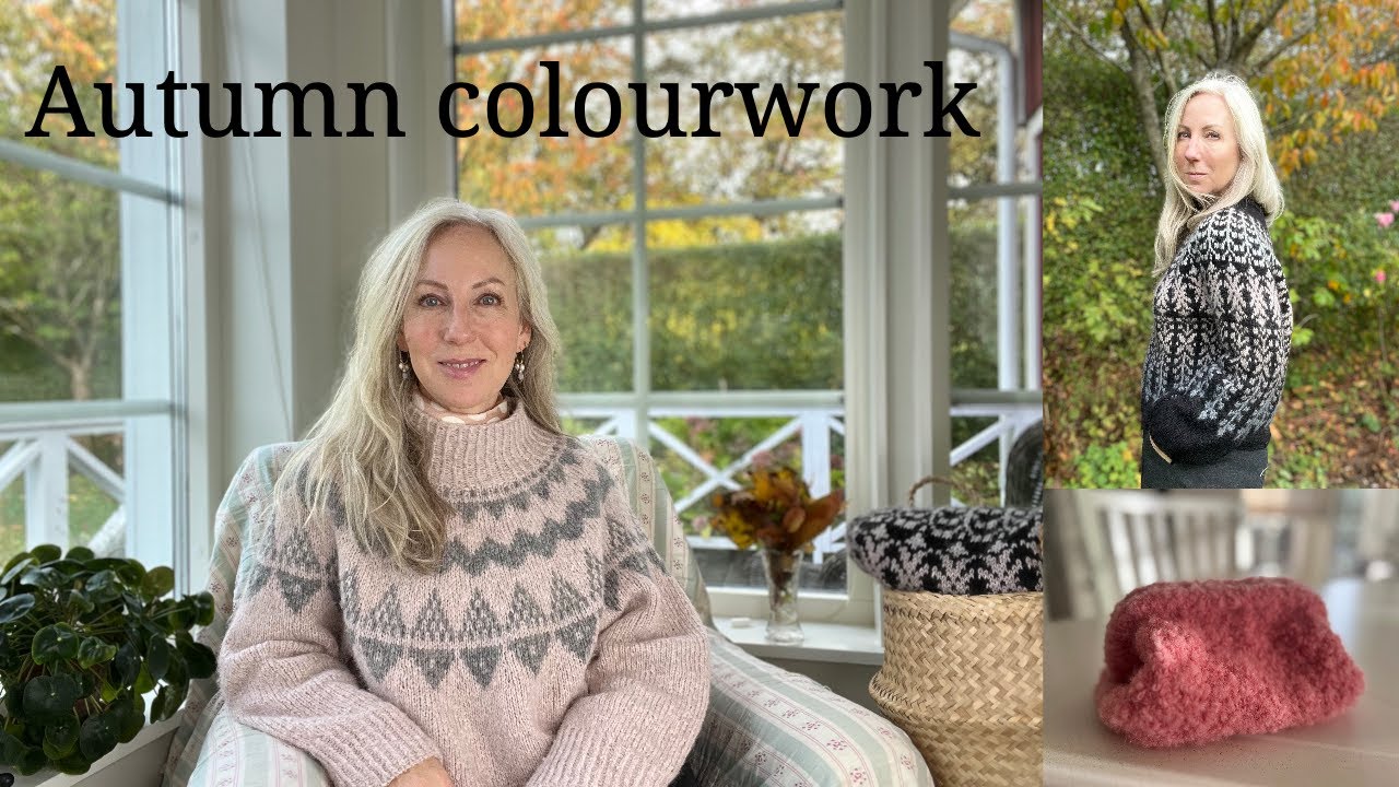 A knitting episode (30): Super Selene & Obsidian | autumn colourwork & a wee clutch + Gdansk