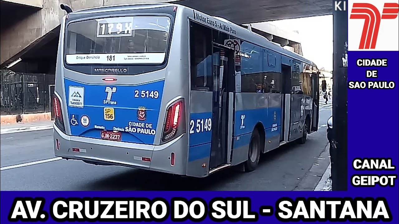 Movimentacao de Onibus SP#20 | AV. CRUZEIRO DO SUL - SANTANA