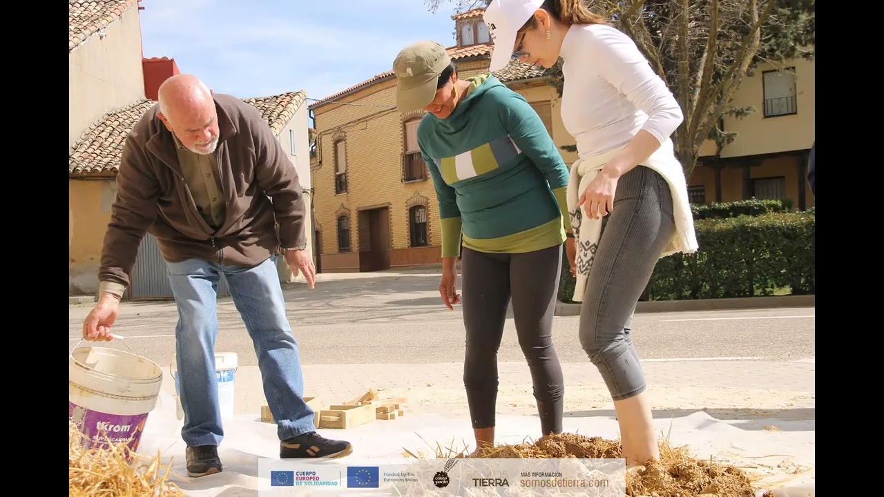 Taller de construcción con tierra en Villalón de Campos