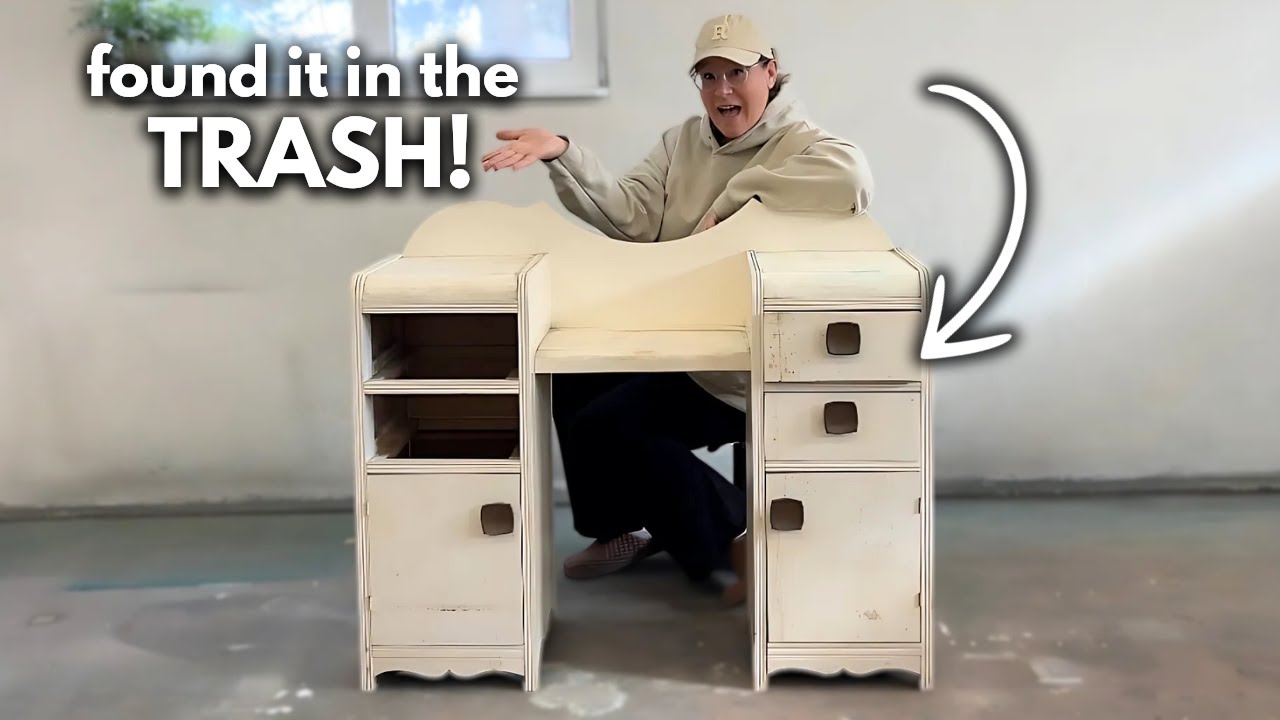 I Found This Vanity in the Trash… You Won’t Believe the Before & After!