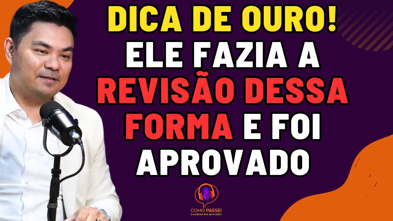Foi o Método de Revisão que Garantiu a Aprovação no Concurso Público
