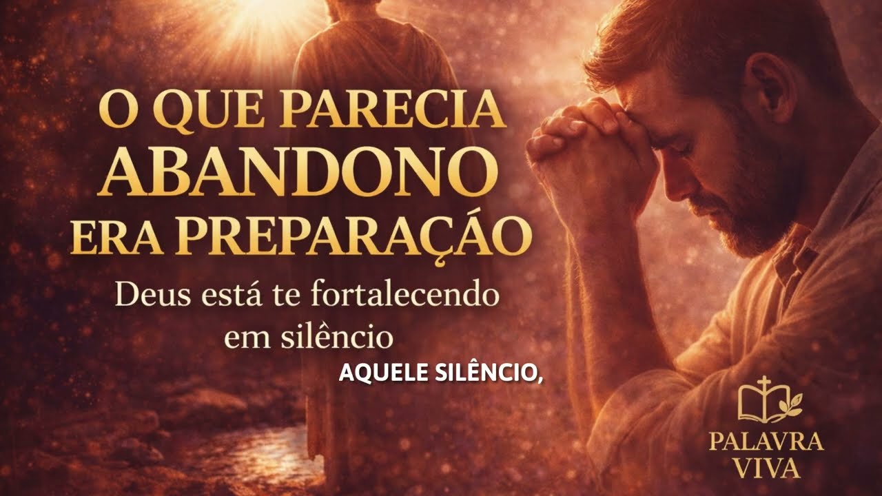O QUE PARECIA ABANDONO ERA PREPARAÇÃO 🕊️ Pregação Que Vai Te Fortalecer 1