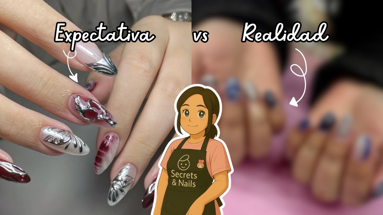 DE FOTO DE PINTEREST A UÑAS REALES 💅✨ | EXPECTATIVA vs REALIDAD