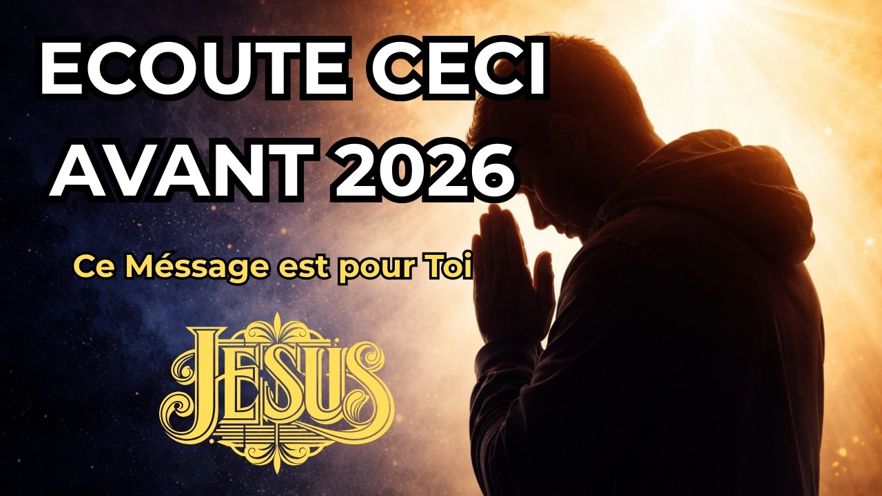 AVANT 2026… ÉCOUTE CE MESSAGE. DIEU A UN PLAN POUR TA VIE  #MotivationChrétienne #message #prière 