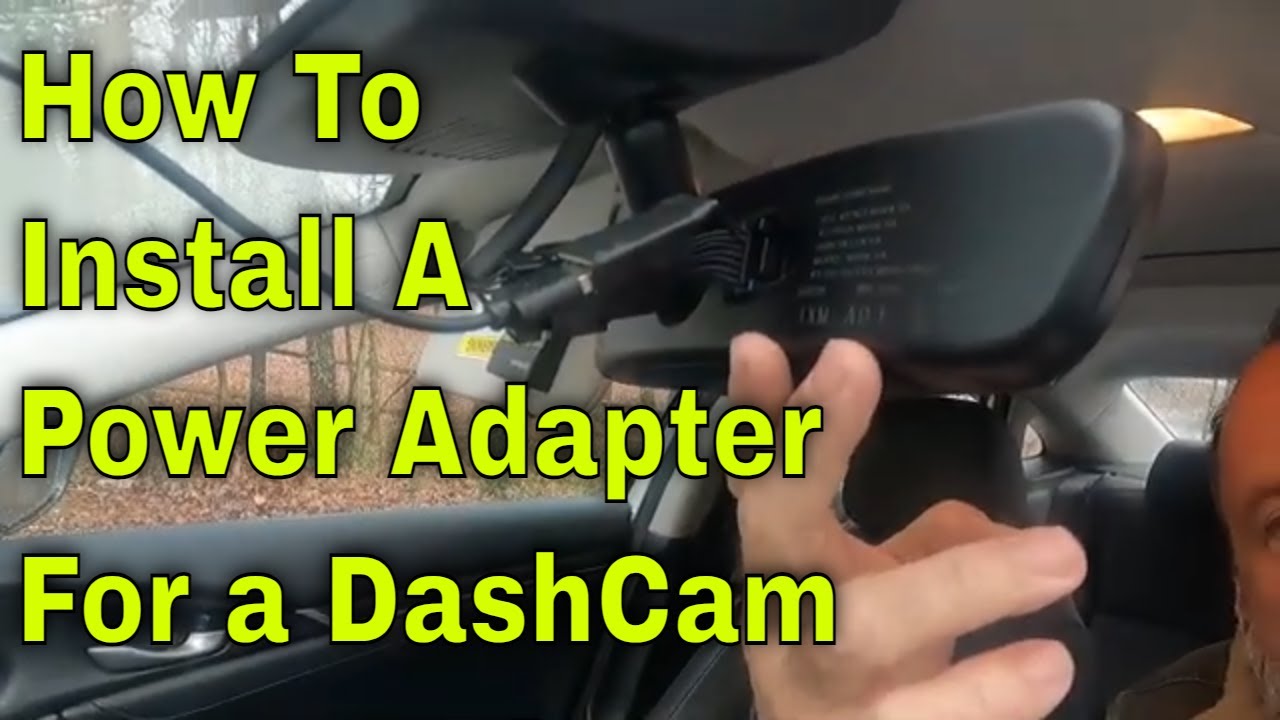 How to Install Dongar Rear View Power Adapter For Dash Cam