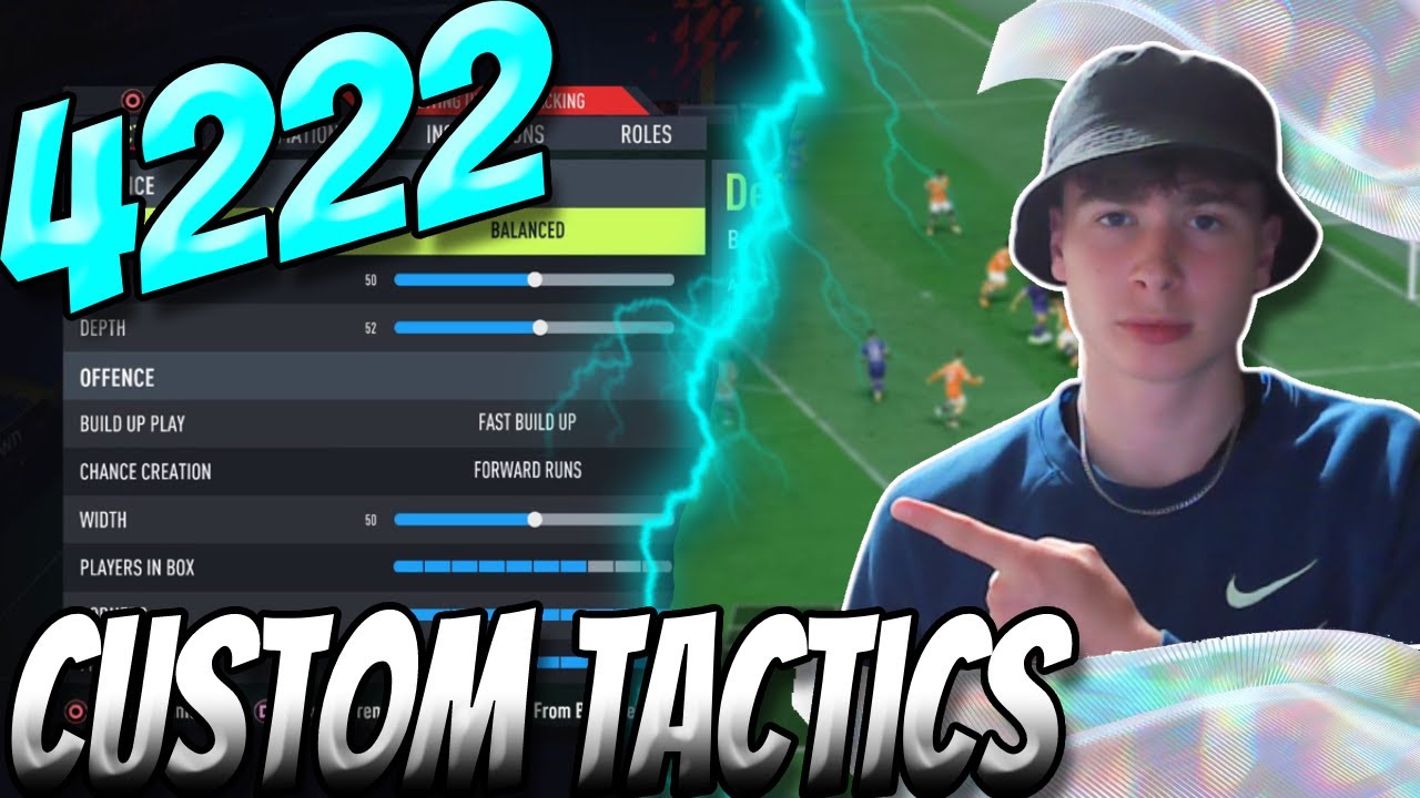 THE BEST 4222 TACTICS DURING TOTS FUT 22!!