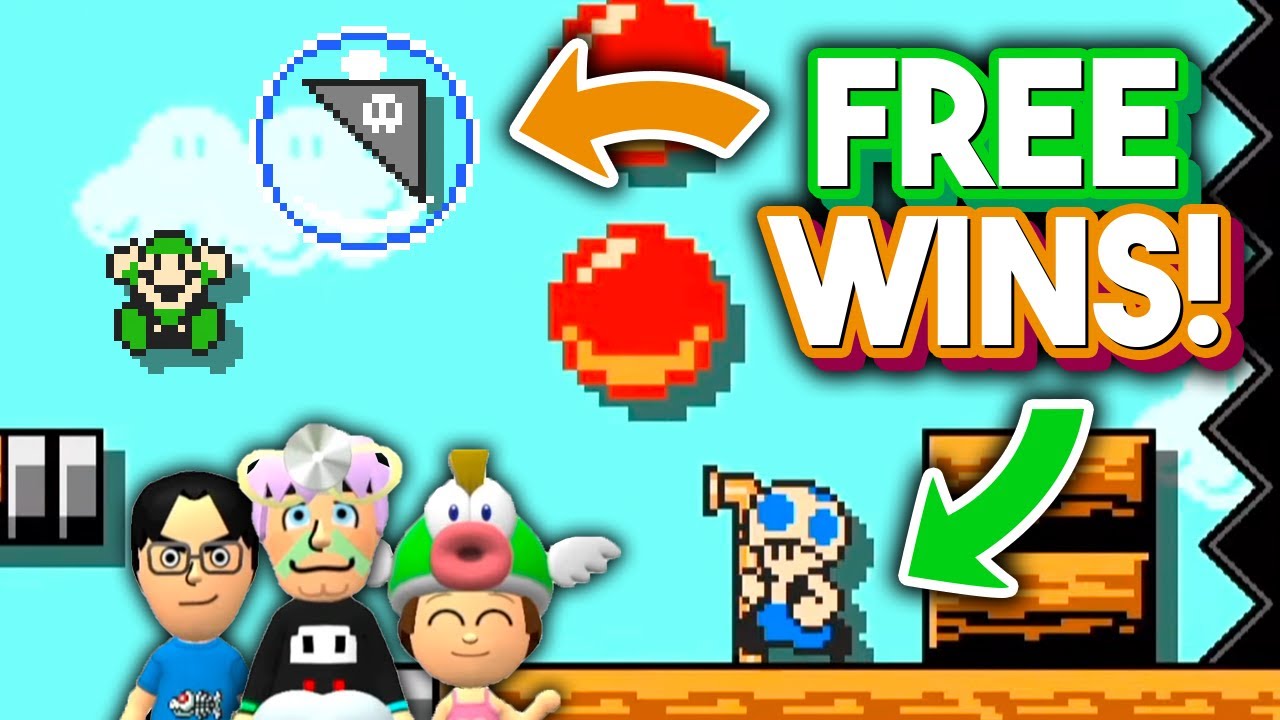 I Defeated My Friends By Doing Nothing in Mario Maker 2 Versus Mode (w/ RedFalcon & PangaeaPanga)
