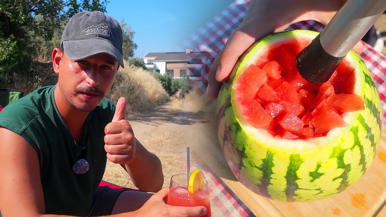 a perfect cocktail for hot days – watermelon, lemon, vodka delight