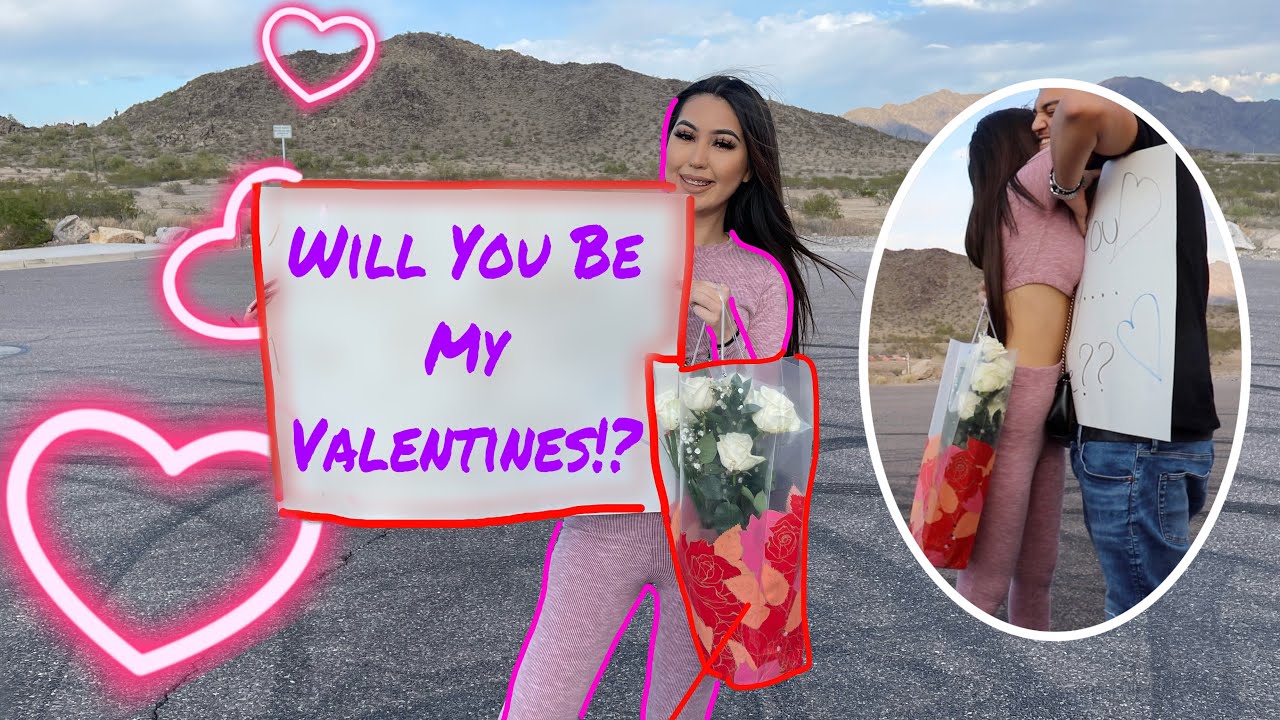 Asking My Girlfriend To Be My Valentines!💗
