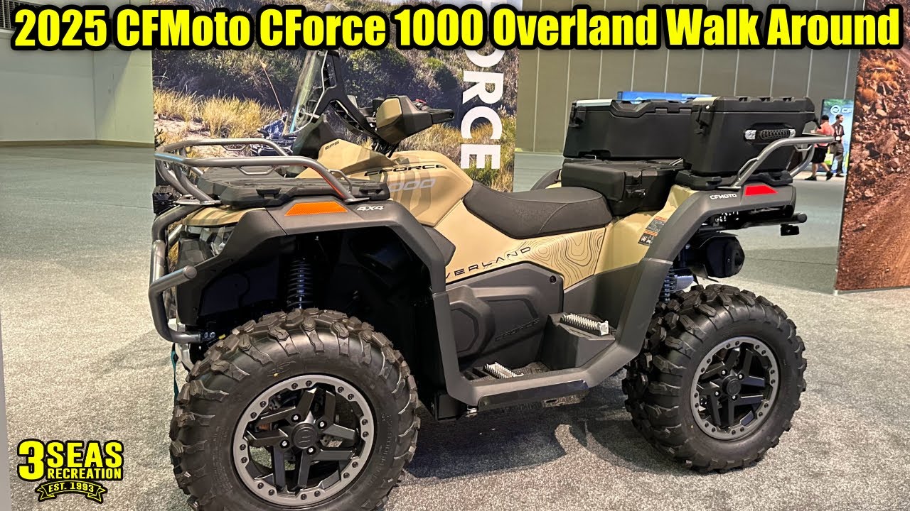 ALL NEW 84 HP 2025 CFMoto CForce 1000 Overland ATV Walk Around!