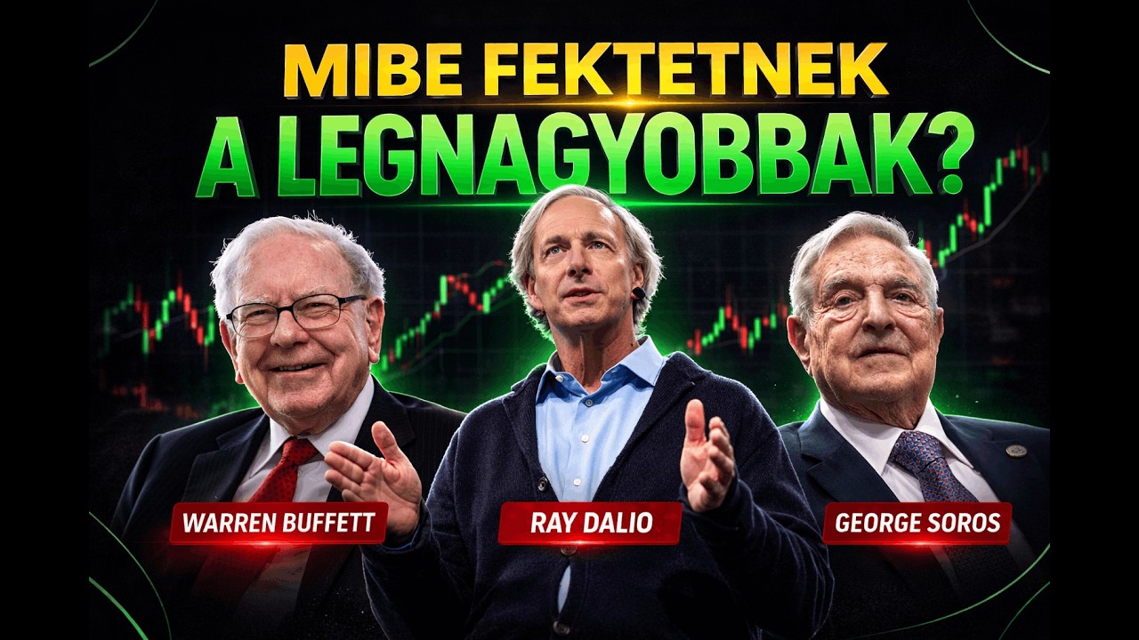 Mibe fektet Warren Buffett, Ray Dalio és Soros György?