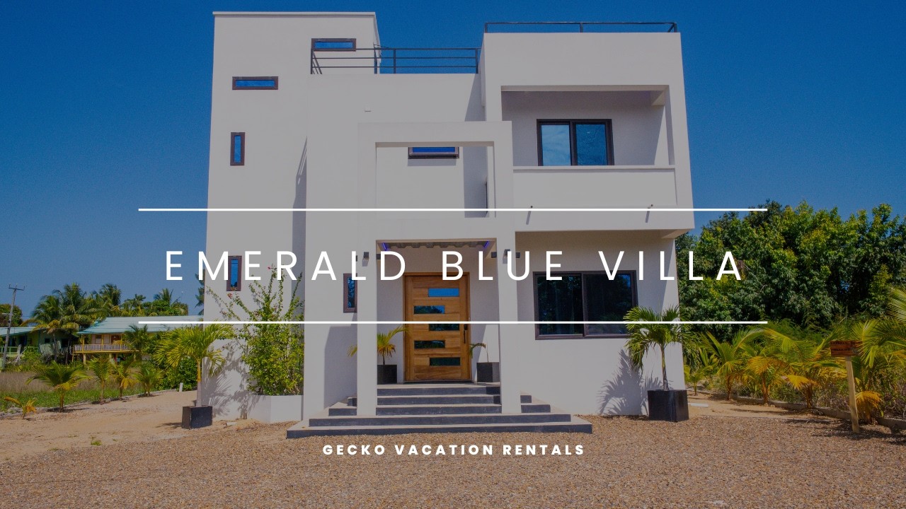 Emerald Blue Villa - Modern 2 Bed Placencia Villa with Private Pool