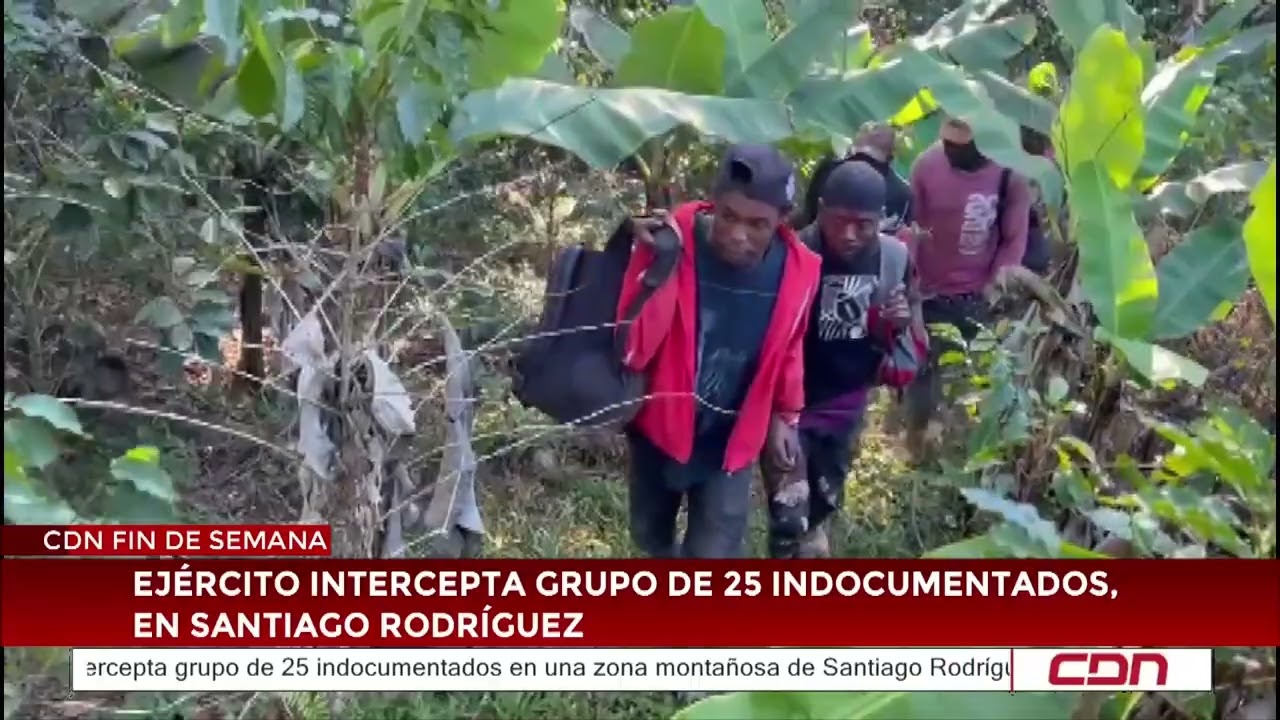 Ejército intercepta grupo de 25 indocumentados, en Santiago Rodríguez