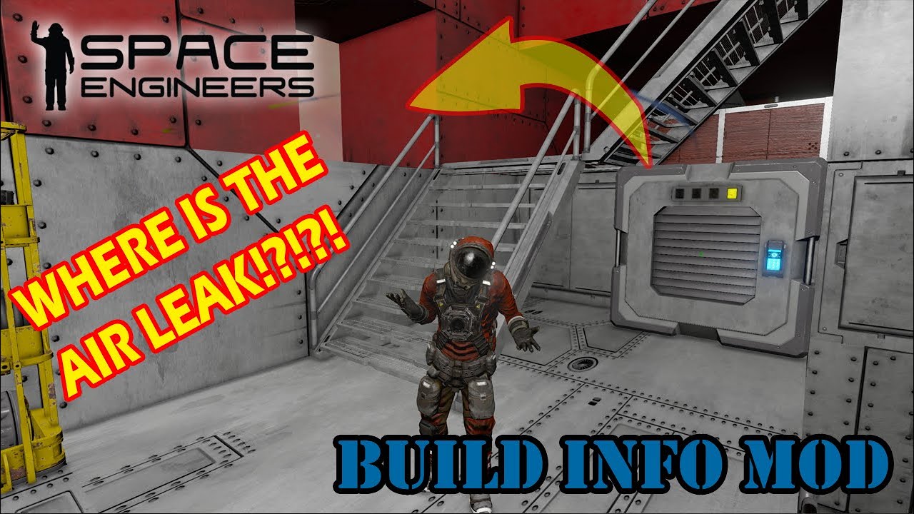How to find Pressurization Leaks - Space Engineers (Build Info Mod)