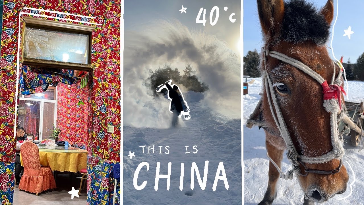 ЗАМОРОЖЕННЫЙ ГОРОД КИТАЯ | ЖИЗНЬ ПРИ -40 °C | Мохэ, где кипящая вода превращается в лёд
