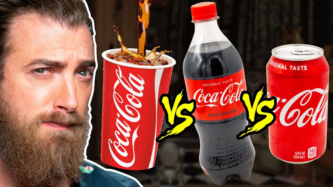 Refresco en Vidrio vs Botella vs Lata Prueba de Degustación
