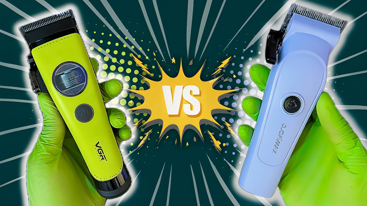 ¿Cuál es la MEJOR máquina para barberos en 2025?|VGR V-880C vs Jucai Max Mini Candy