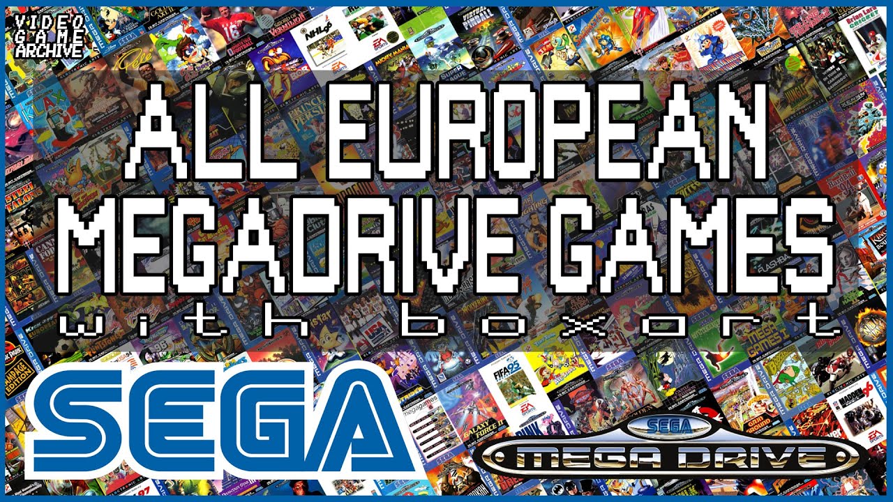 European SEGA Mega Drive Game Collection Complete  |  V G A - Video Game Archive