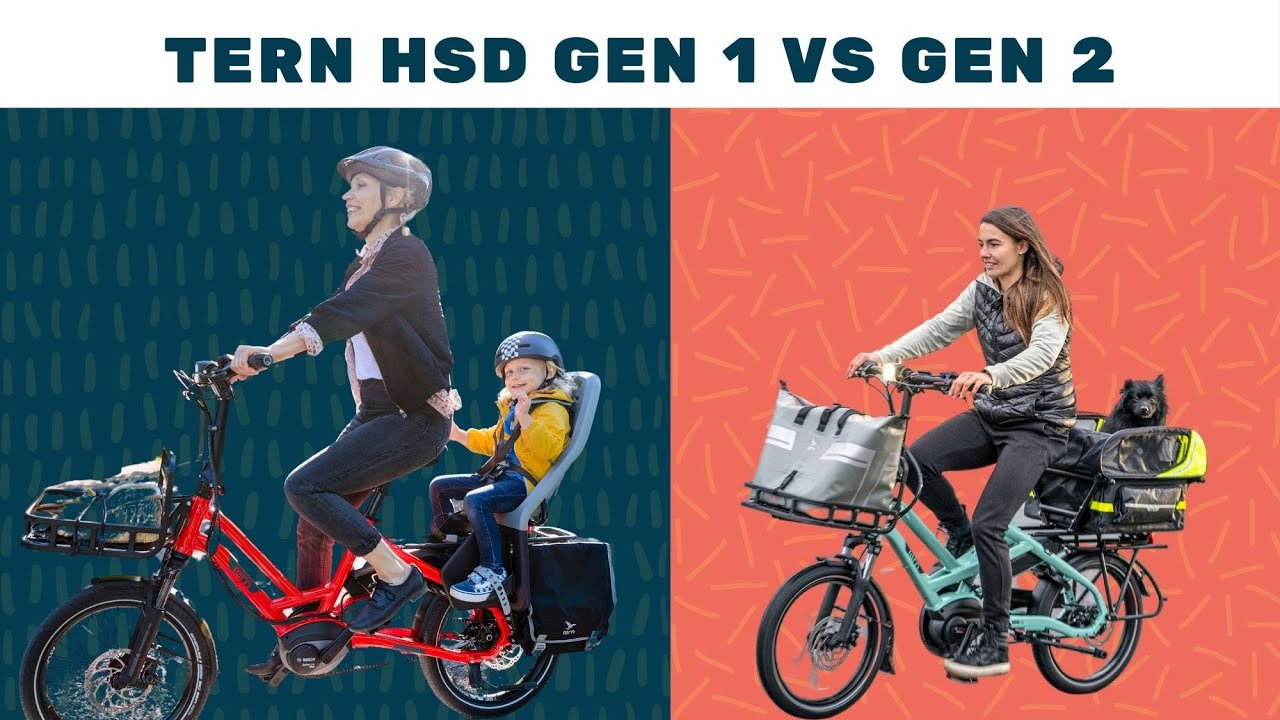 Tern HSD E-Bike Gen 1 или Gen 2 — какой из них подойдет вам?