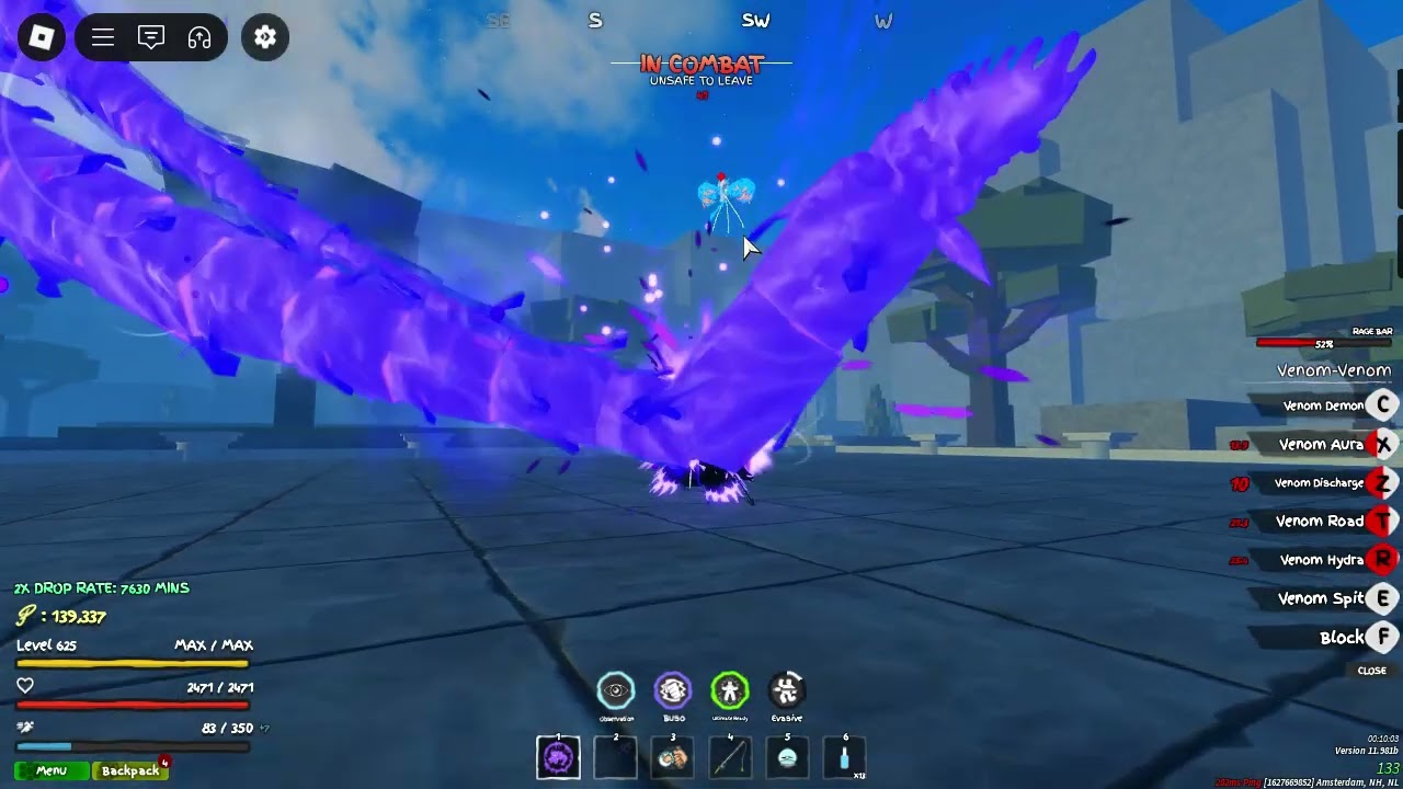 GPO toxic PCC ASE tori user got bullied from a PVE venom build user 300 Ping