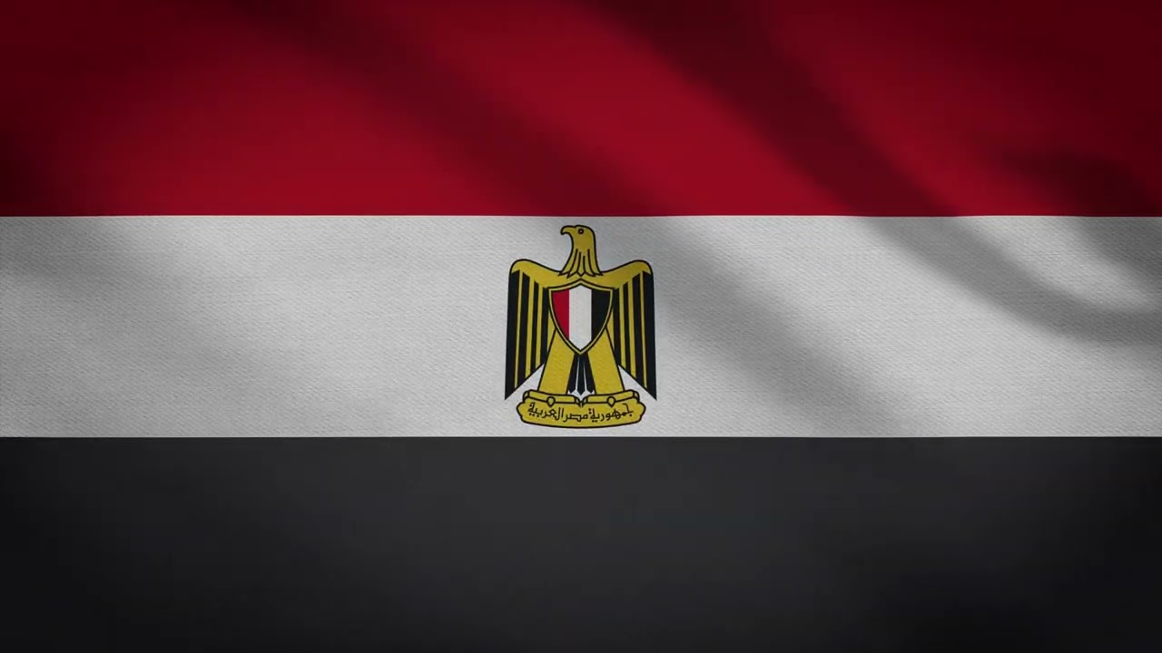 Egypt flag background video