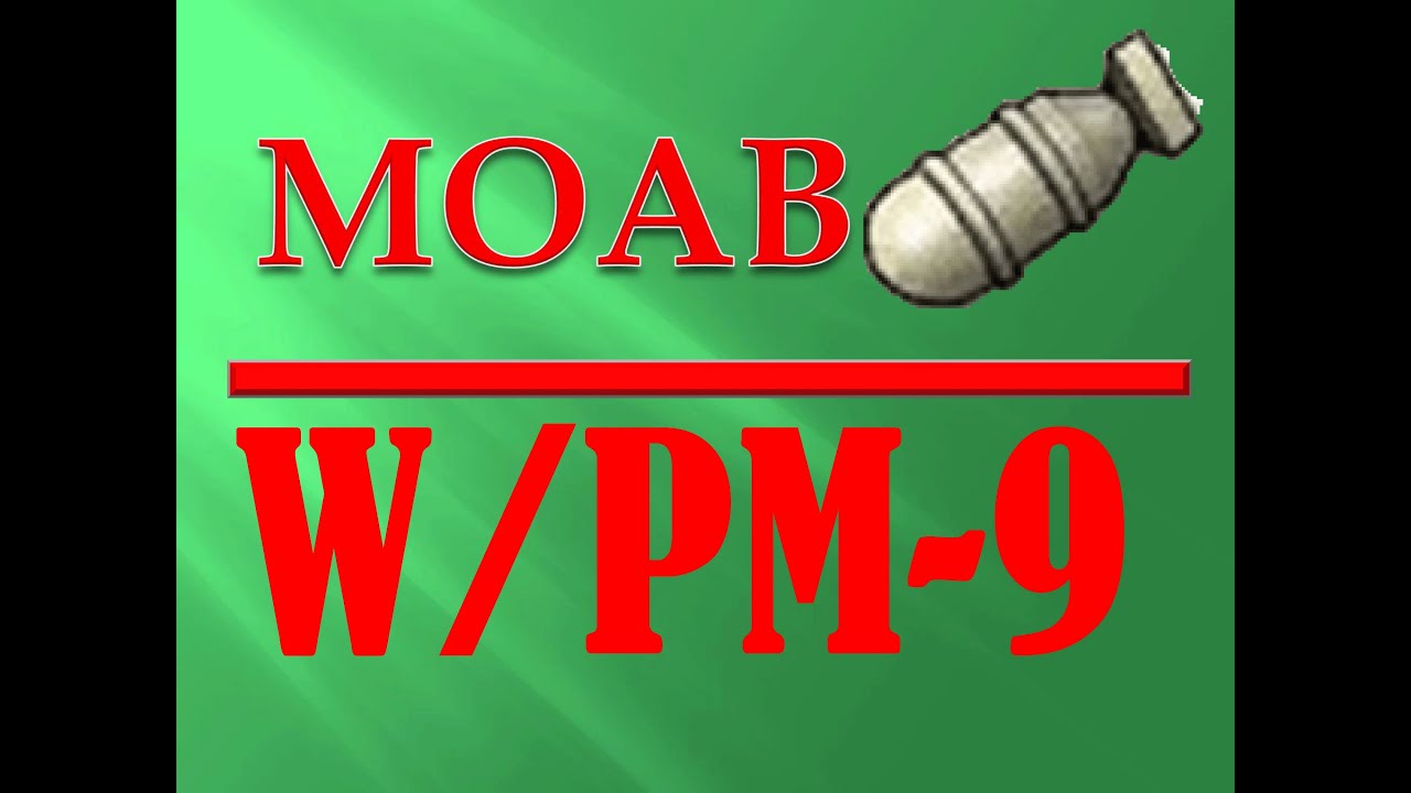 MW3: MOAB With Every Gun- PM-9!!