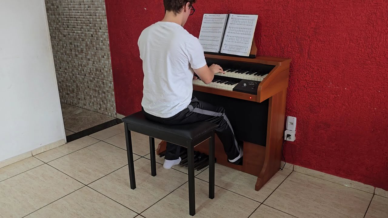 Minha Versão - Meia-Hora - 132 - Eis-me, Senhor, aos Teus pés - Órgão Tokai T1 Spinet
