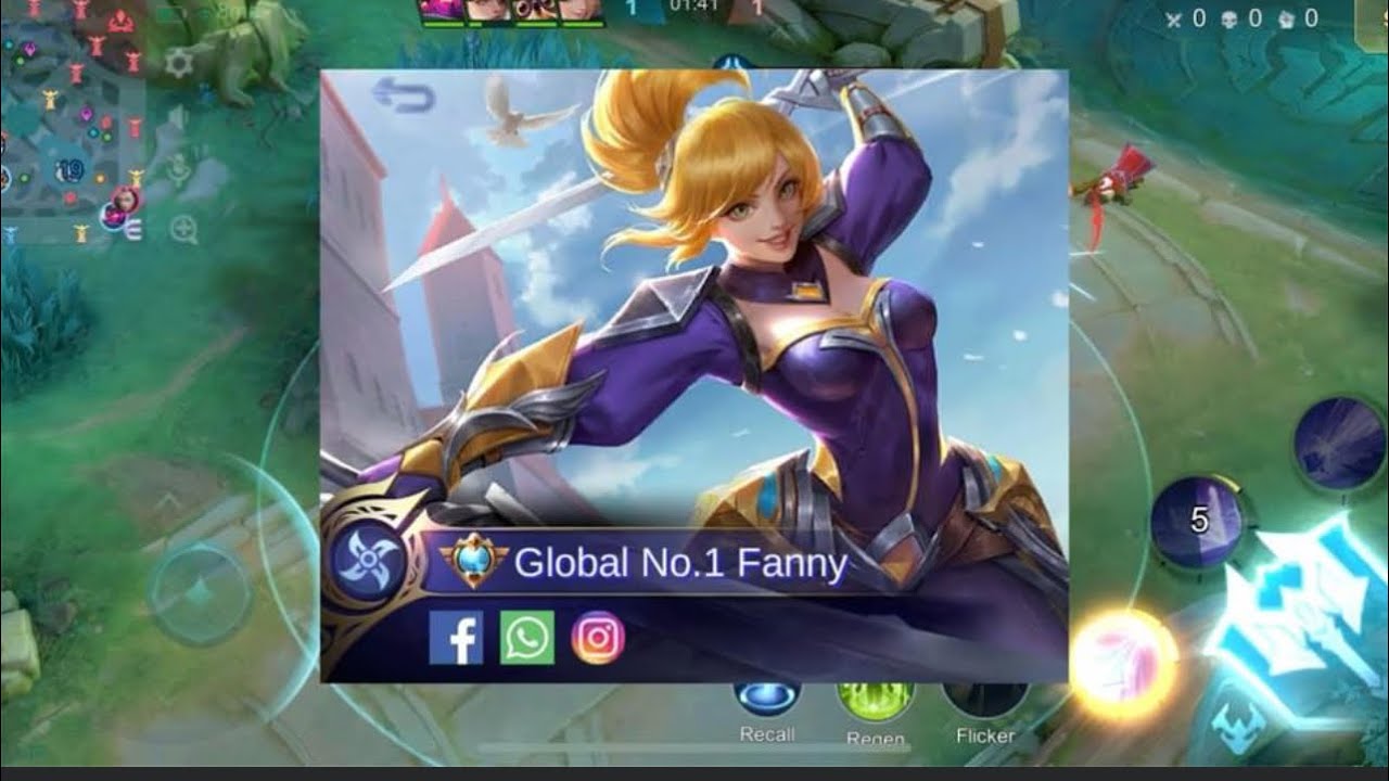 Top 1 Global Fanny dinadaanan lang yung kalaban
