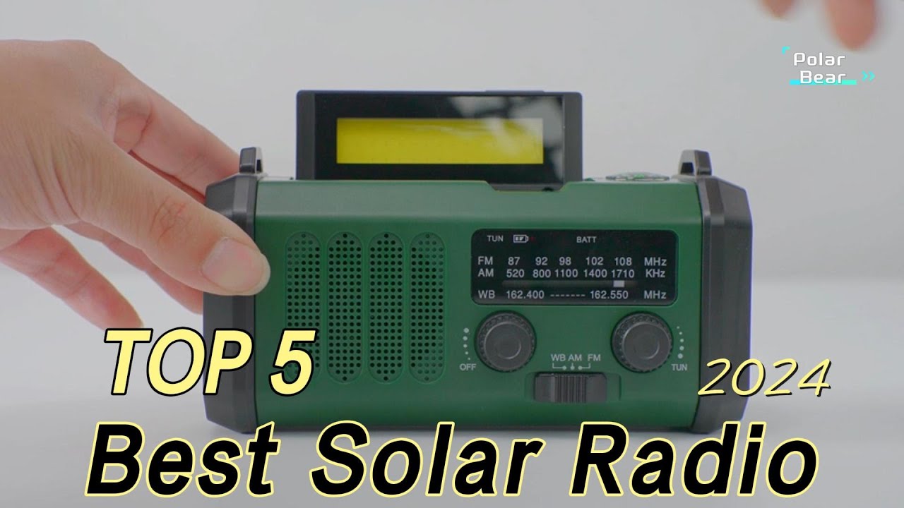 TOP 5 Best Solar Radio  Emergency Radios 2024