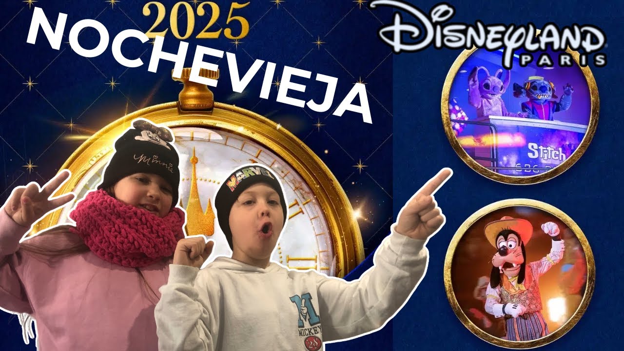 DISNEYLAND París NOCHEVIEJA 2025 | La MEJOR FIESTA con DJ STITCH